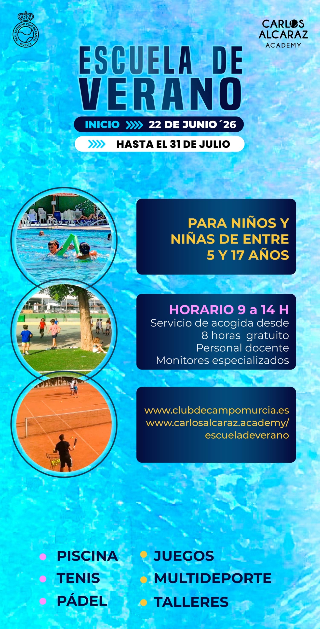 2026 ESCUELA DE VERANO CAA cartel web_cartel