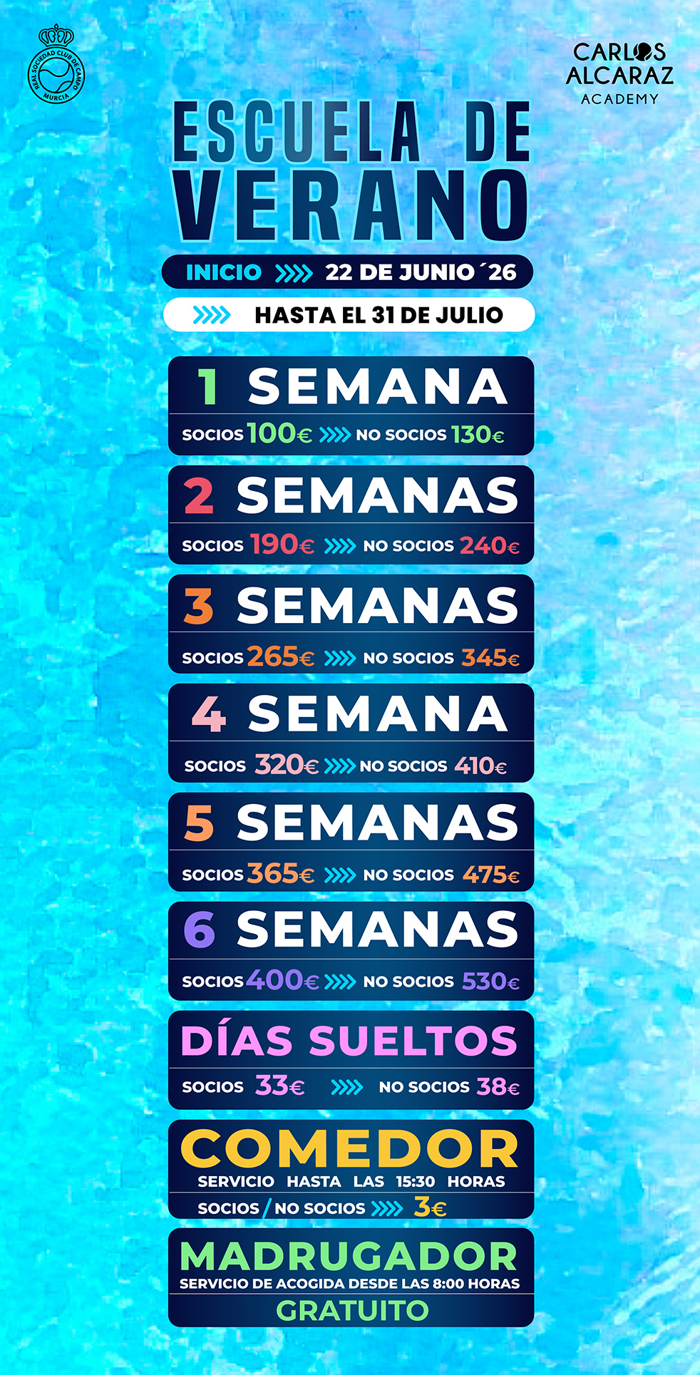 2026 ESCUELA DE VERANO CAA